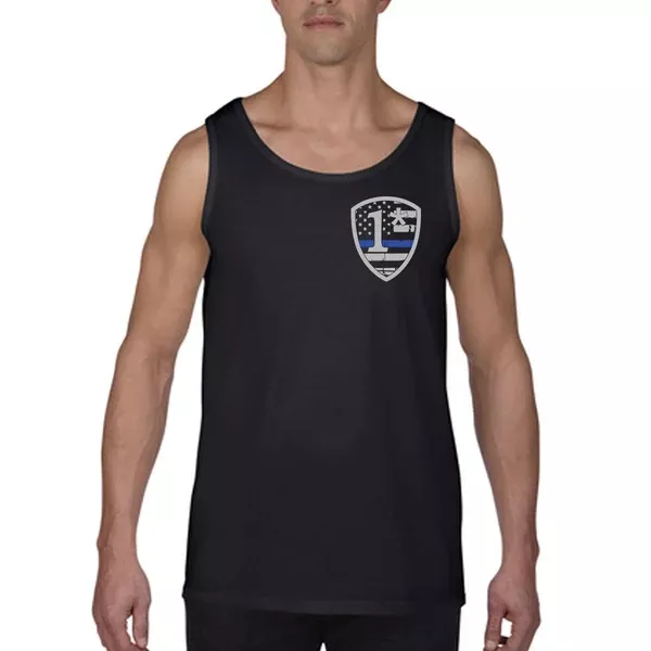 1* Asterisk- Thin Blue Line Tank