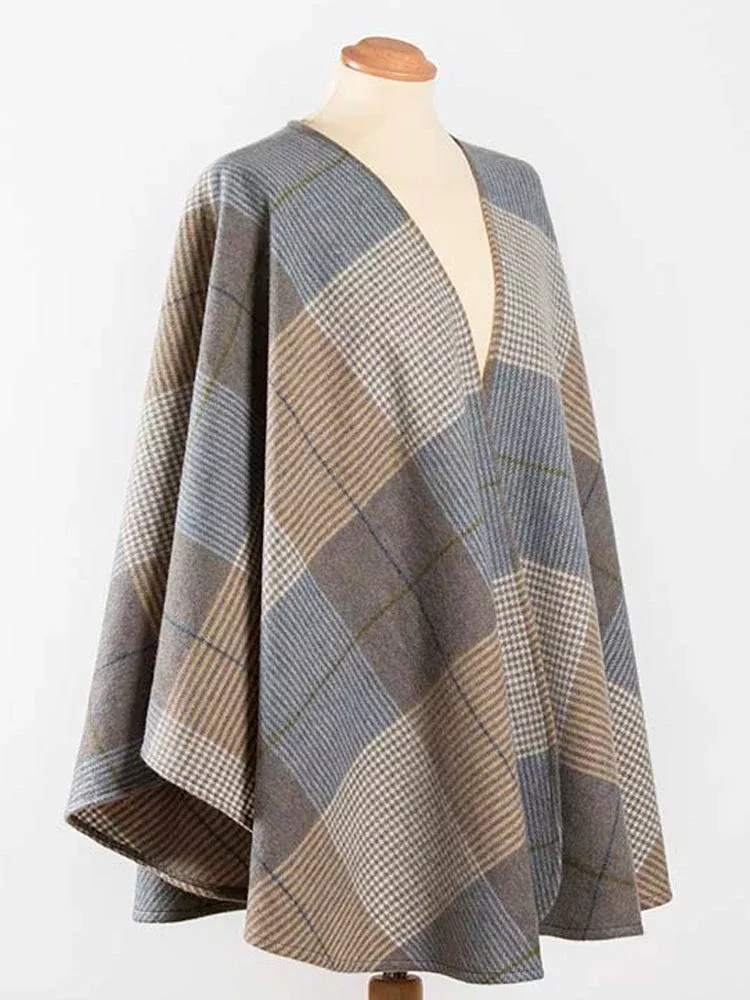 100% Lambswool Cape - Sue 616