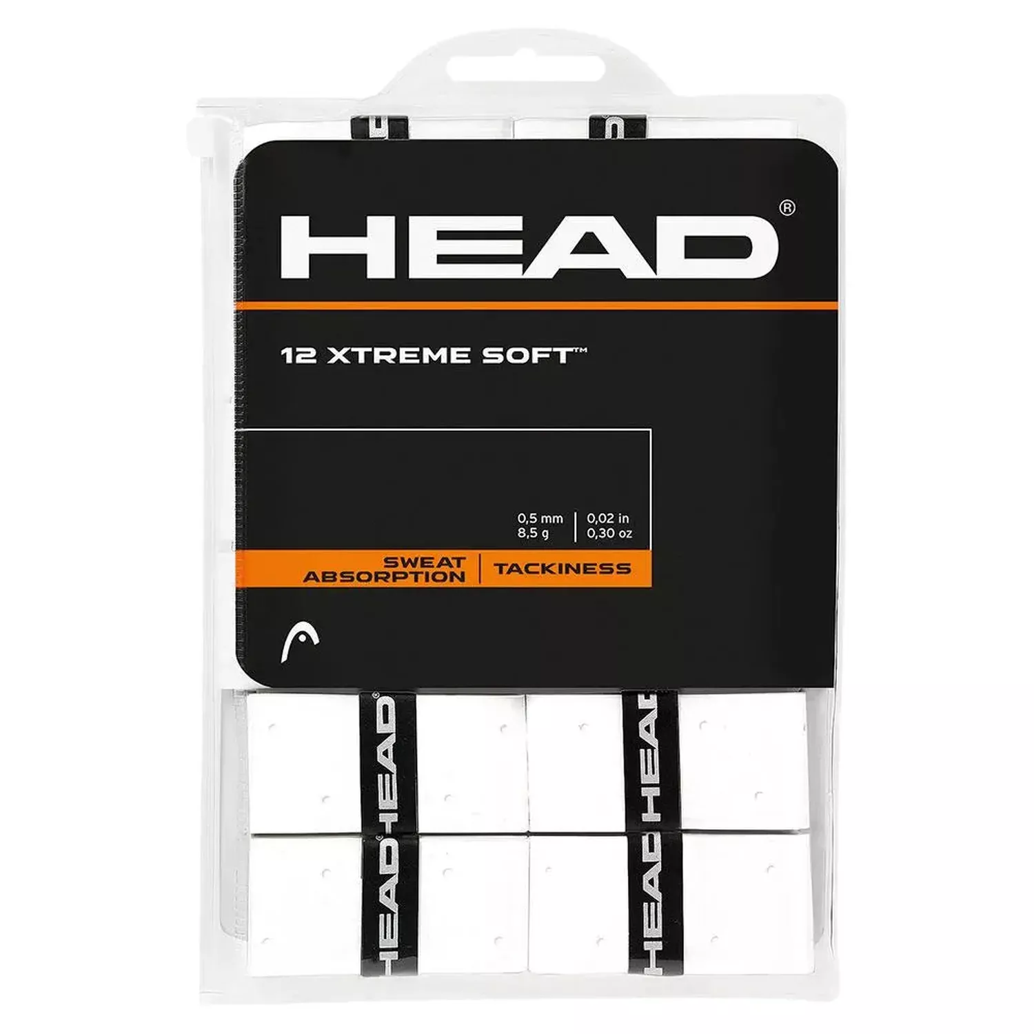 12 Xtreme Soft Tennis Overgrip White