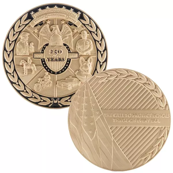 250 Years of Answering the Call - Challenge Coin, 2.5" + Gift Bag