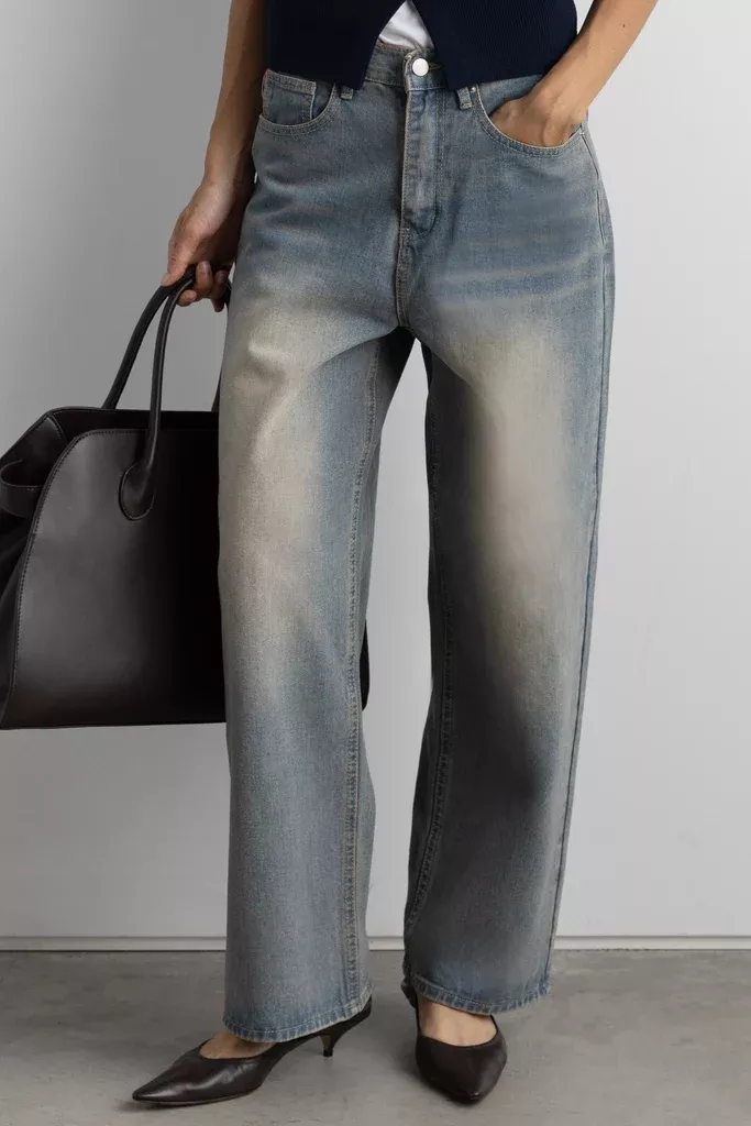 27" VINTAGE WASH REGULAR DENIM JEAN