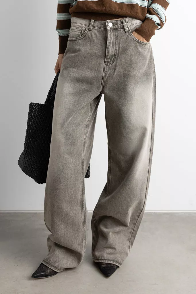 31" VINTAGE WASHED REGULAR DENIM JEAN