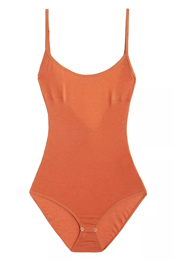 Alda Orange Emily Bodysuit