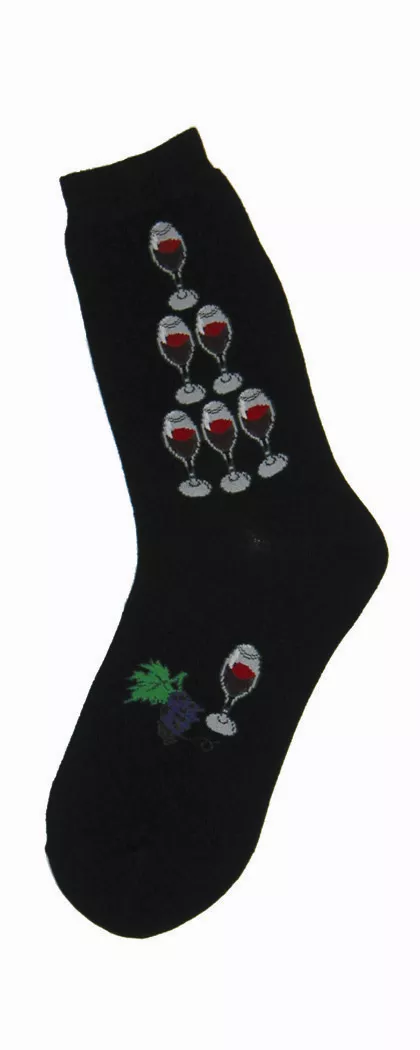 Allover Wine Women's Socks