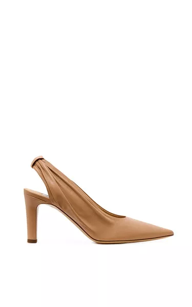 Amari Slingback Pump in Nude Leather