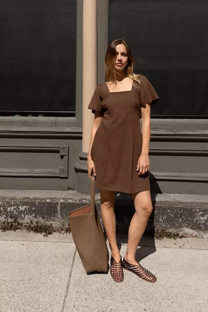 AMELIA LEATHER TOTE BAG