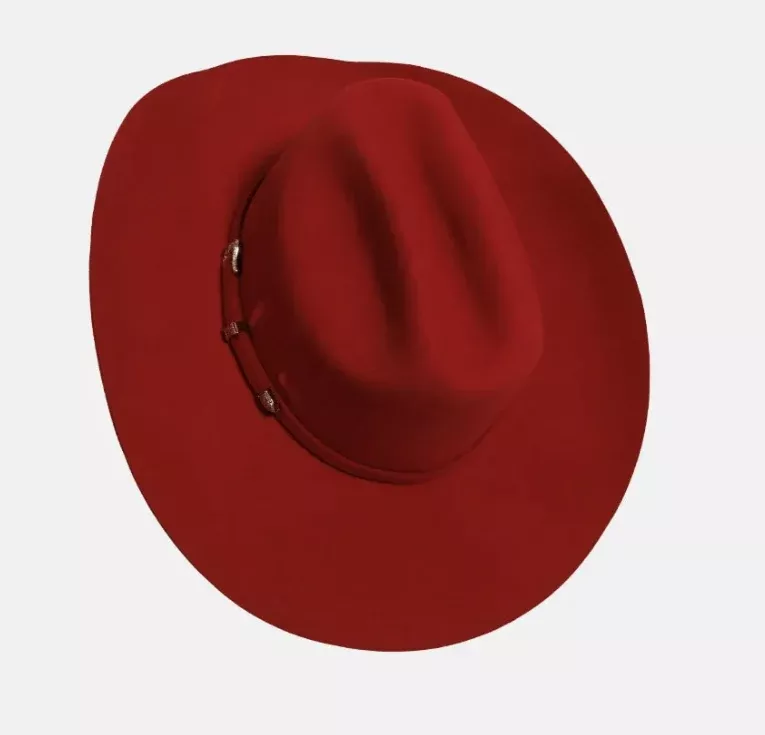 American Hat Makers Cattleman Felt Hat Style CattlemanRED