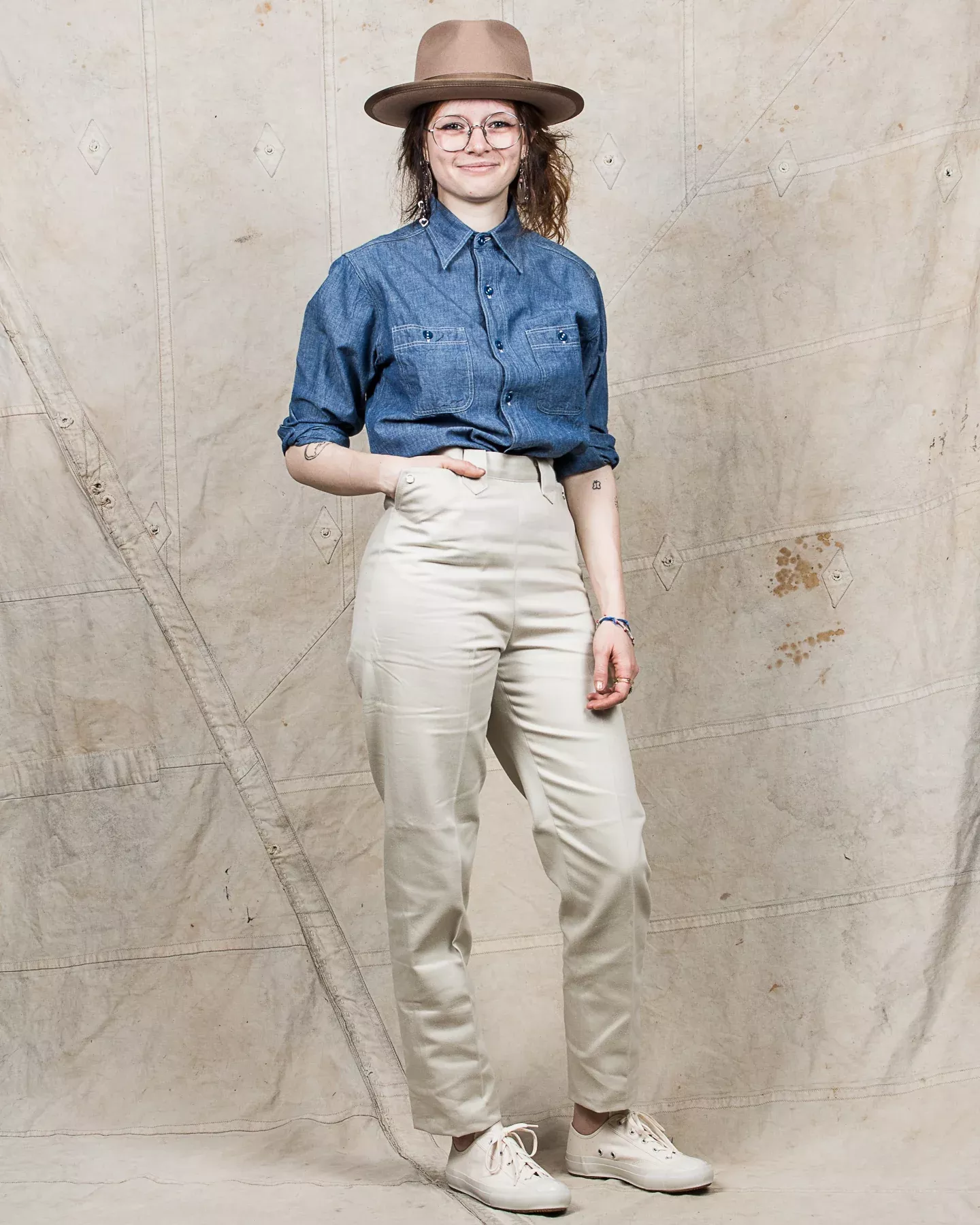 Anatomica Women's Frontier Cotton Sateen Pants