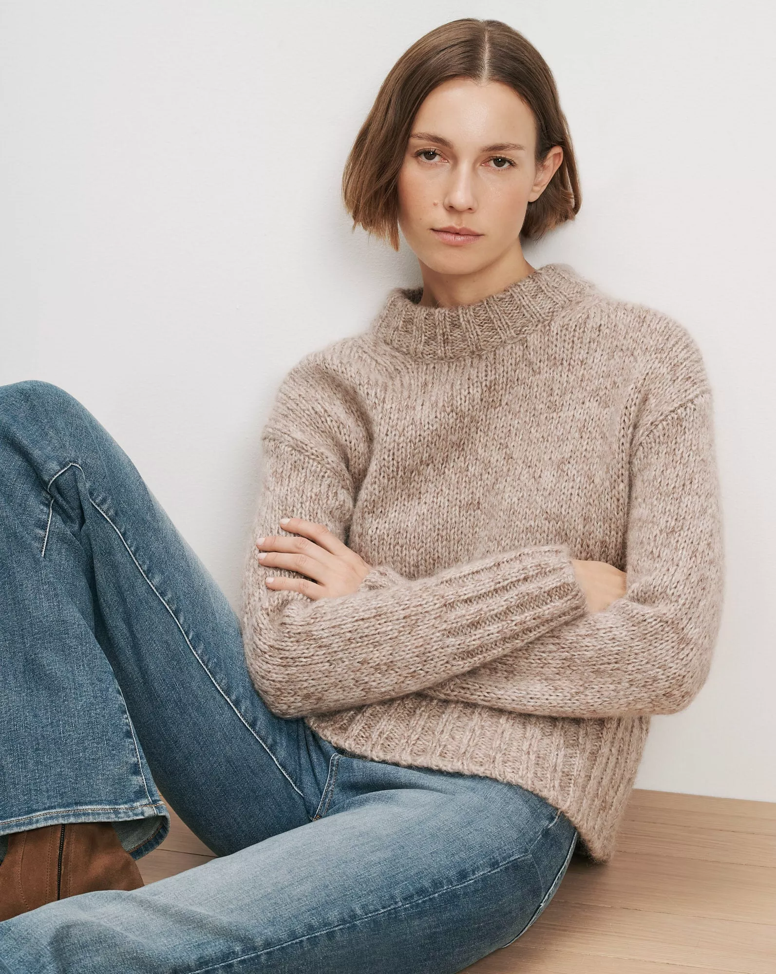 Andi Mock-Neck Sweater