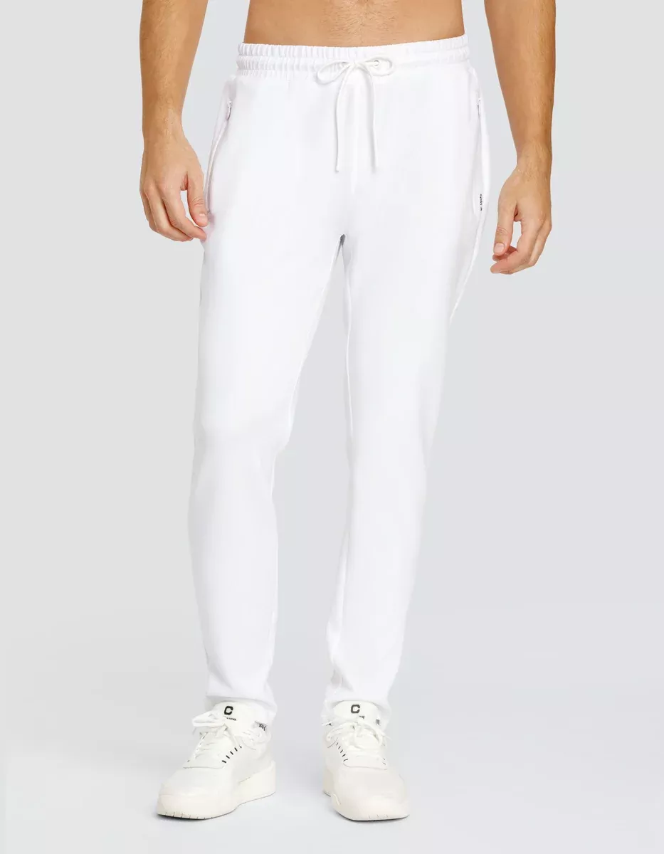 ANDREW MID-RISE JOGGER - CHALK WHITE
