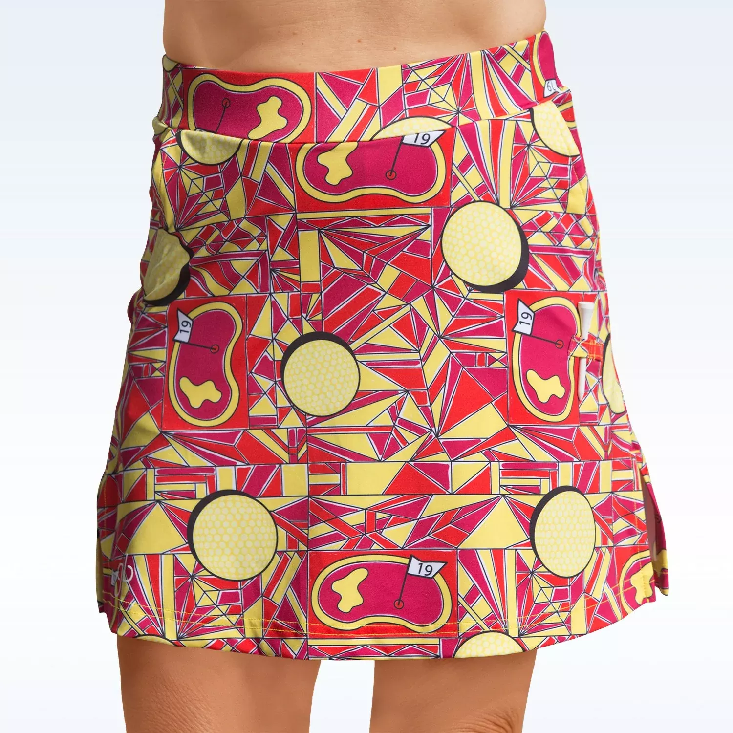 Angle Shot Straight Golf Skort