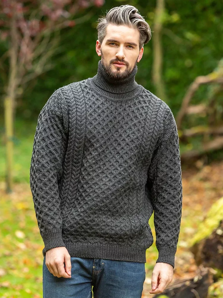 Aran Turtleneck Sweater R1949