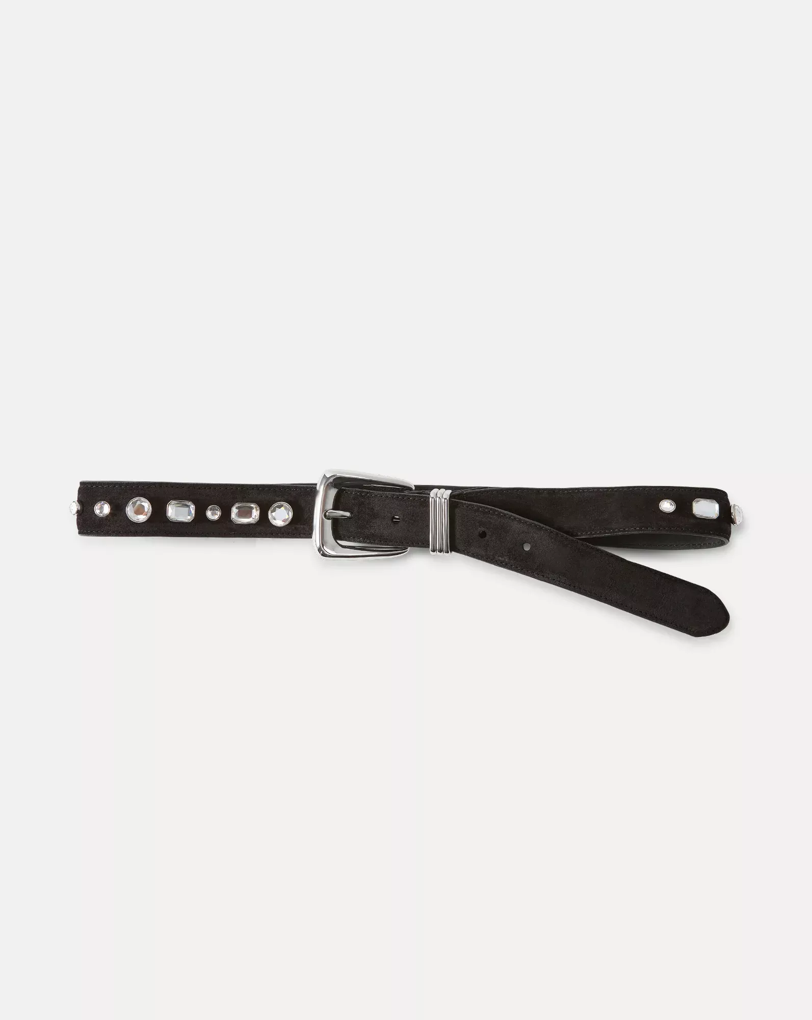 Arch Suede Embellished Belt