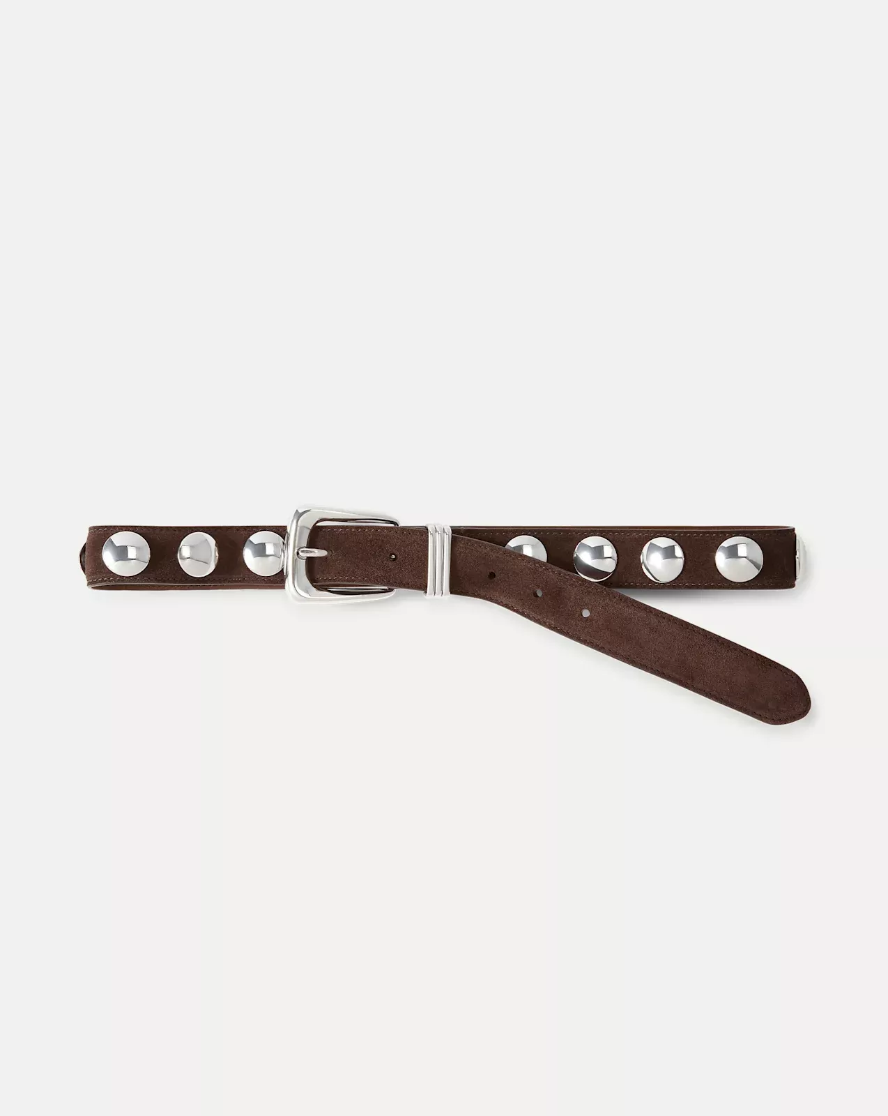Arch Suede Studded Belt
