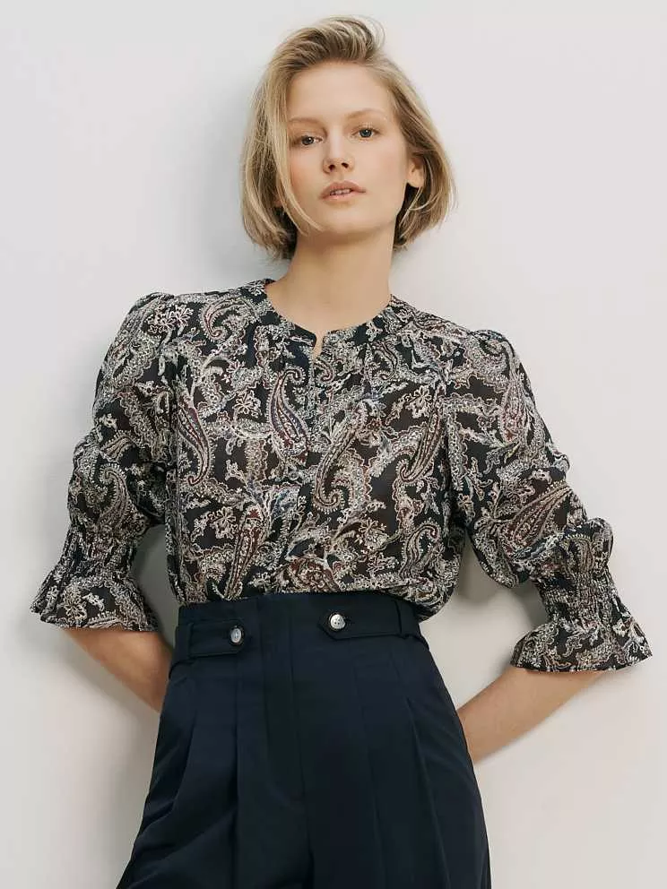 Ashlynn Paisley Blouse