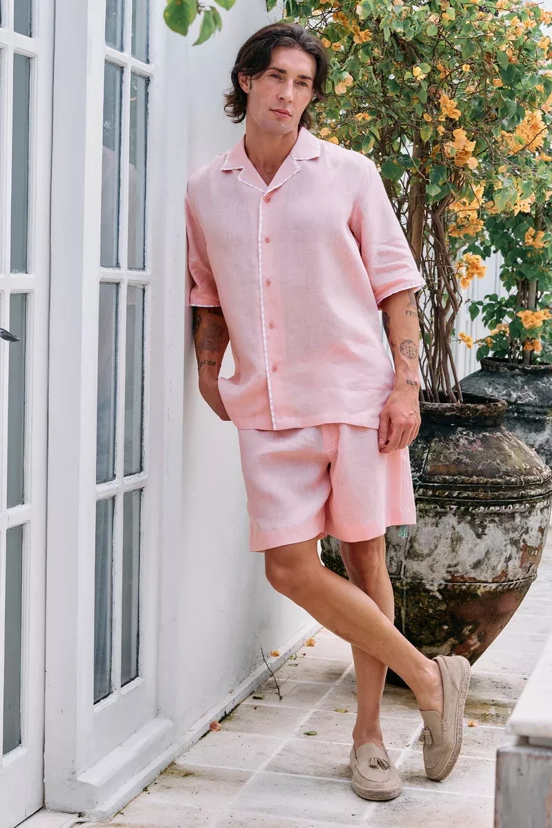 At Ease Shorts- MAN (Raspberry)
