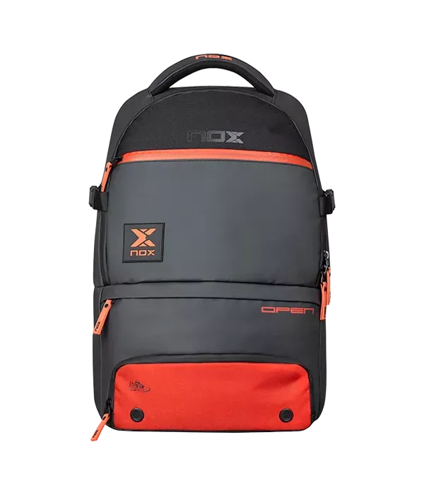 Backpack NOX Luxury Open Series Negro/Rojo