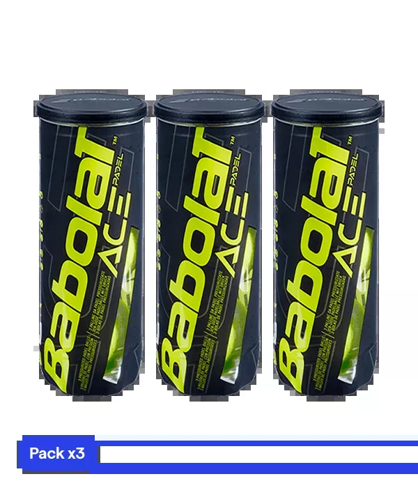 BallsBabolat Ace (Pack x3)