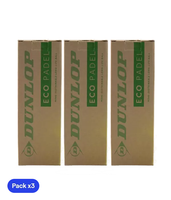 BallsDunlop Eco Padel (Pack x3)
