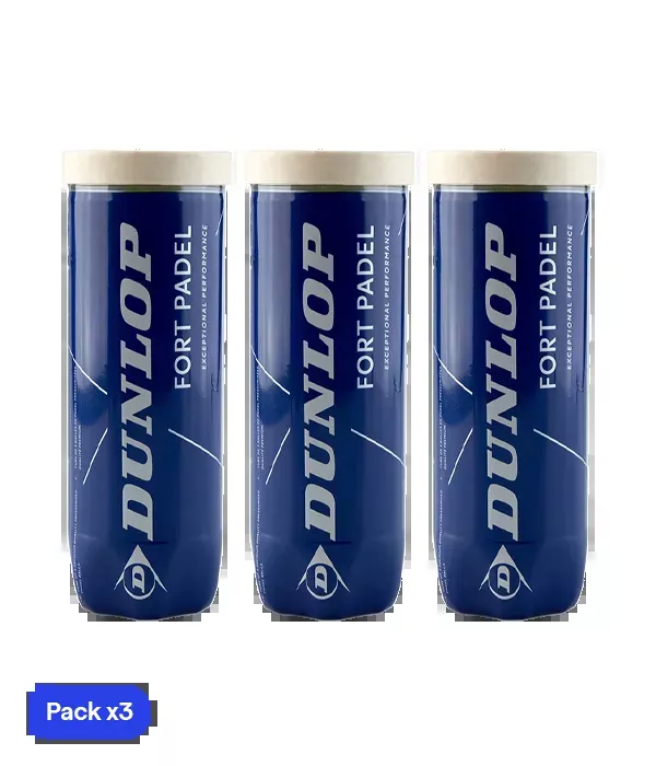 BallsDunlop Fort Padel (Pack x3)