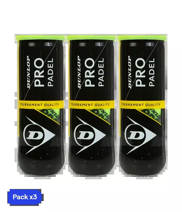 BallsDunlop Pro Padel (Pack x3)