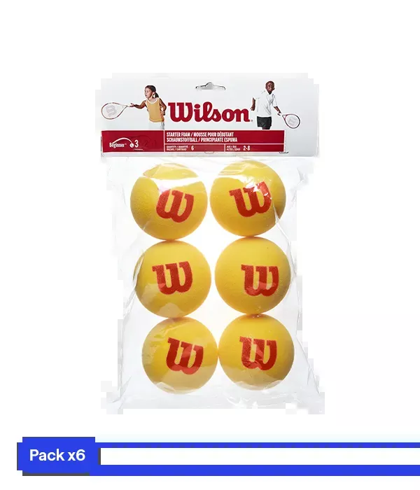 BallsWilson Tour Foam Tenis (Pack x6)