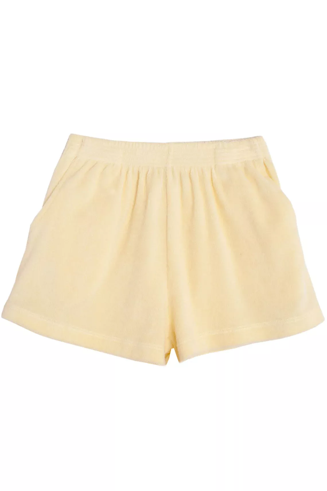 Banana Cream Terry Port Short