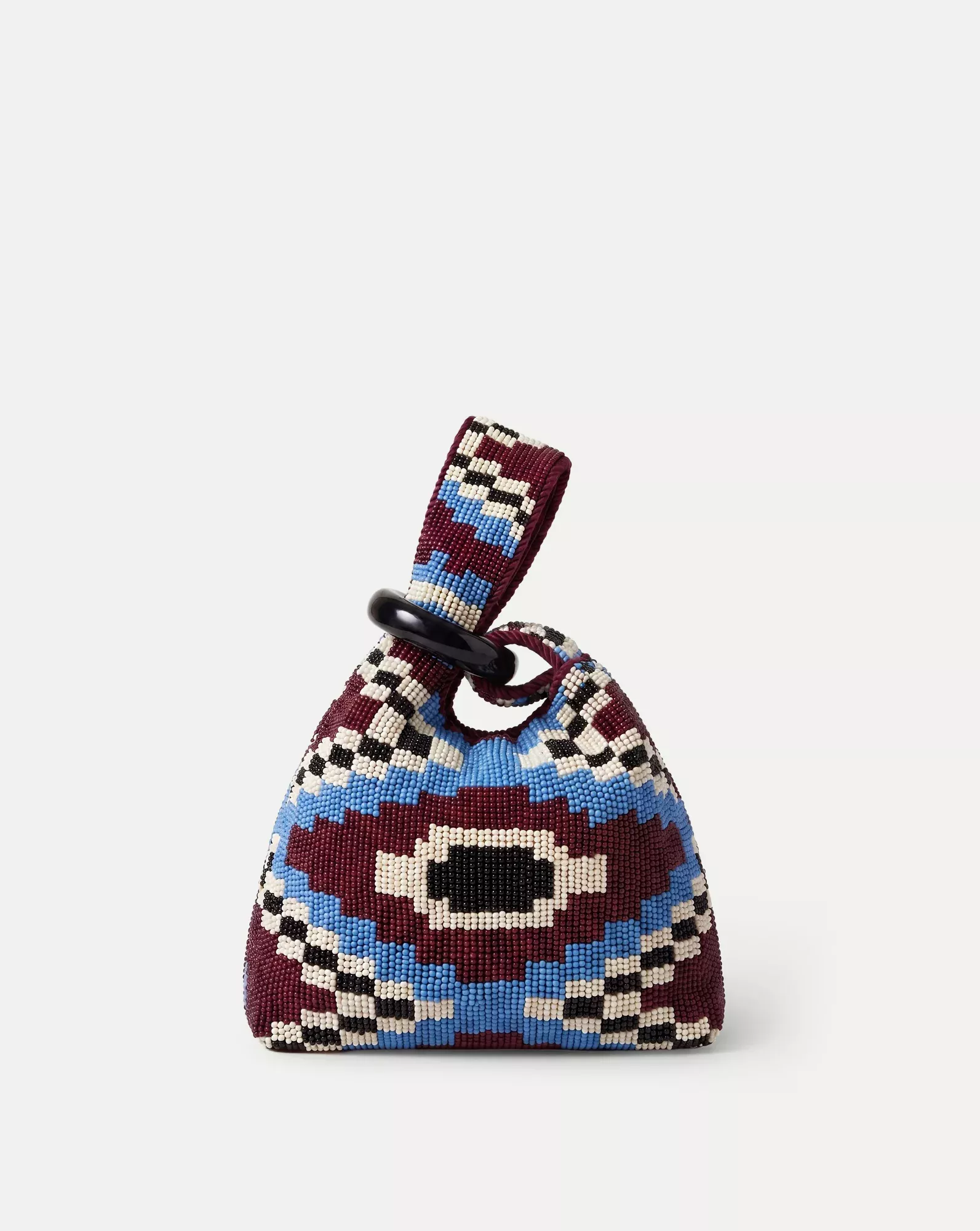 Beaded Veronica Beard Swing Clutch