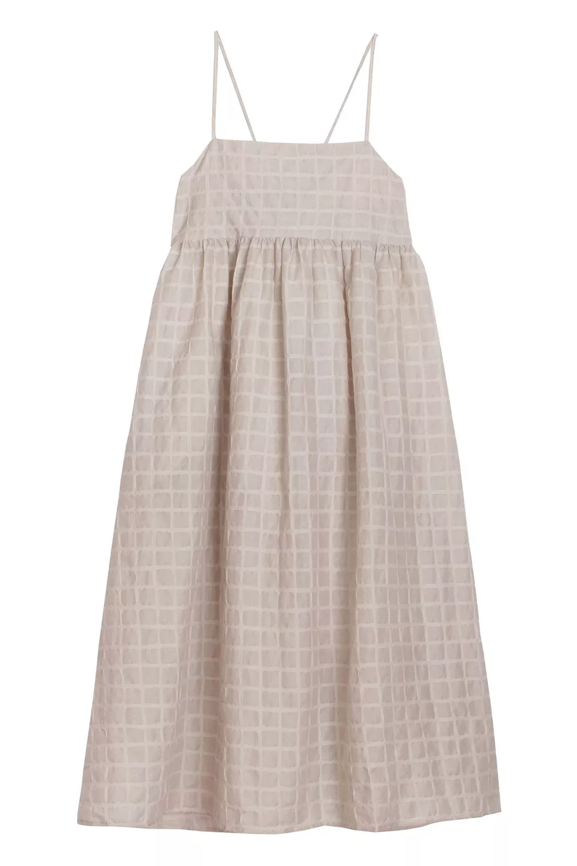 Beige Ripple Dress