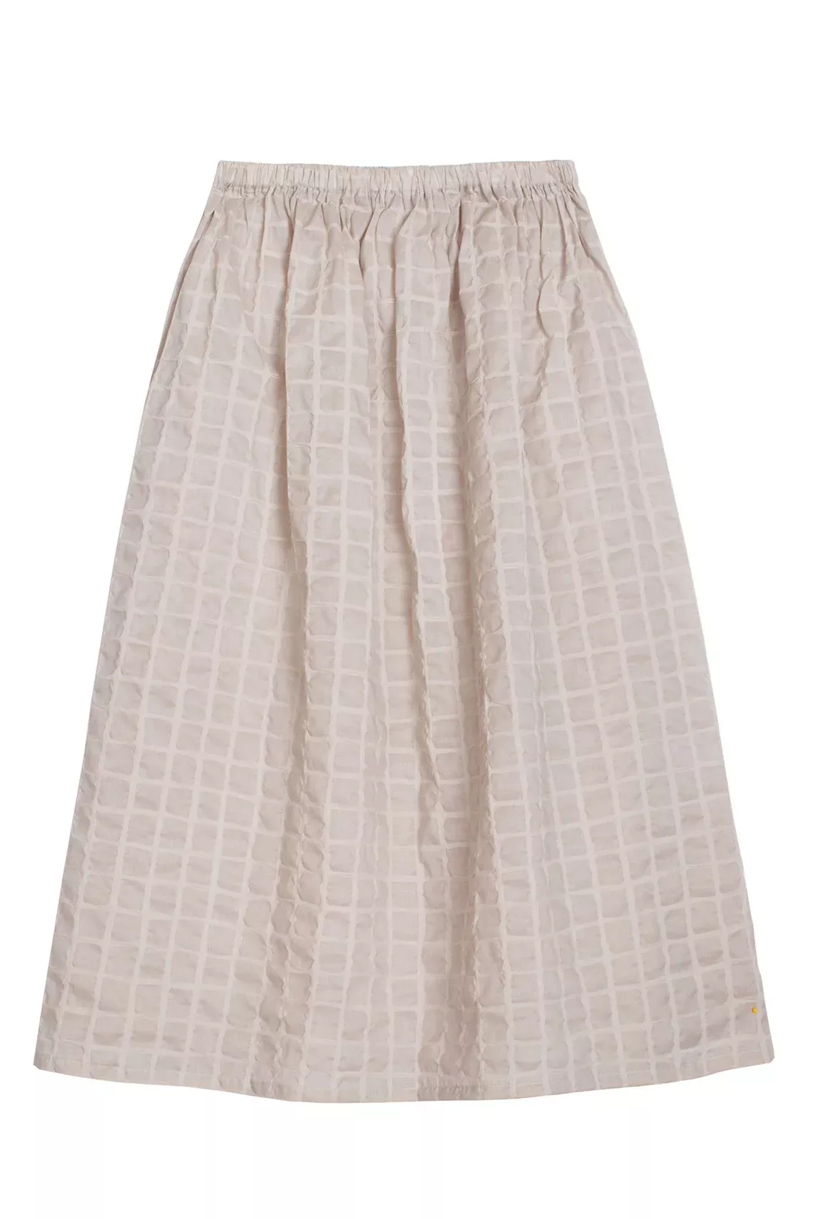 Beige Ripple Skirt