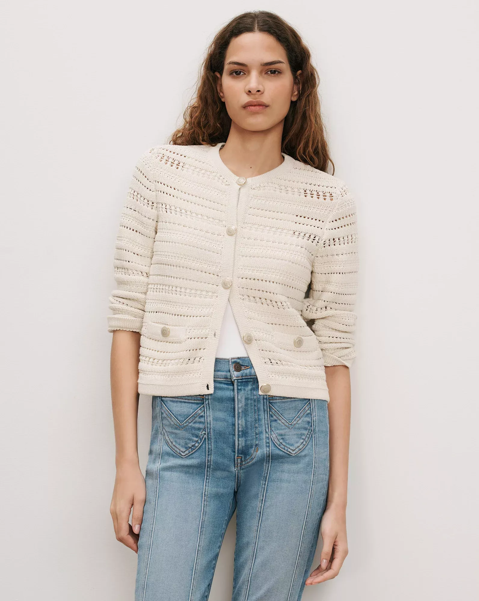 Bellingham Pointelle Cardigan