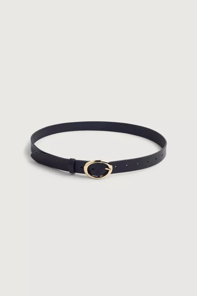 BELT WITH OVAL BUCKLE