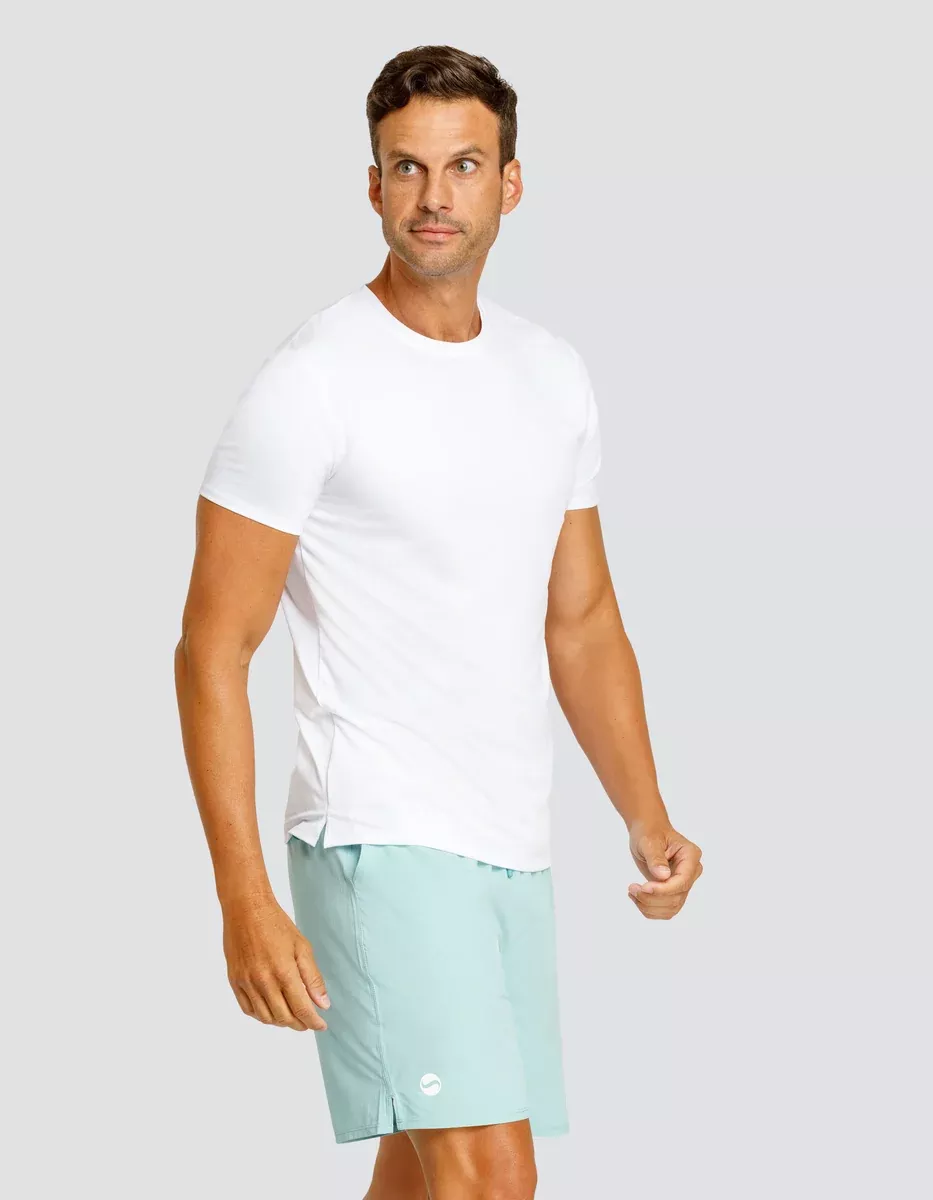 BEN SHORT SLEEVE TOP - CHALK WHITE