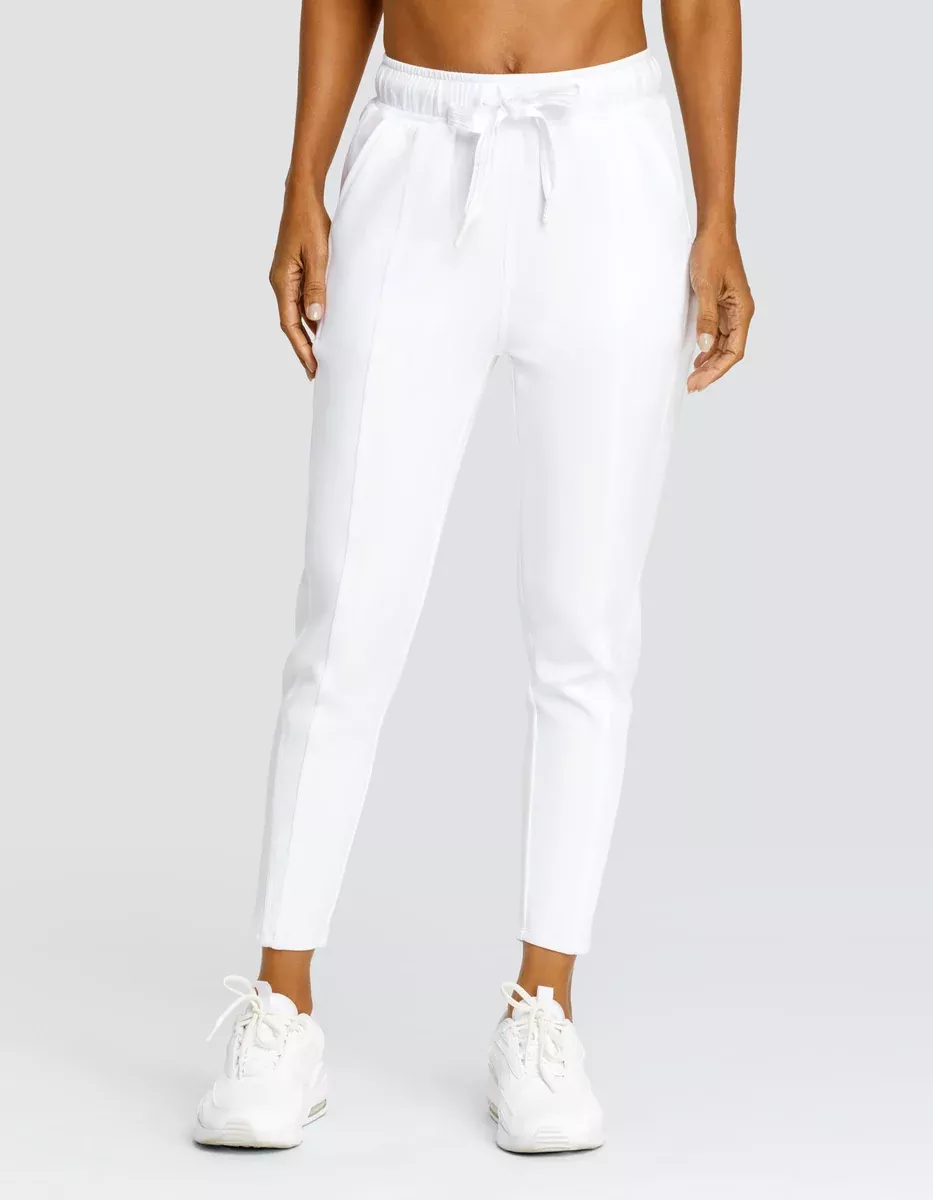 BERRI MID-RISE JOGGER - CHALK WHITE