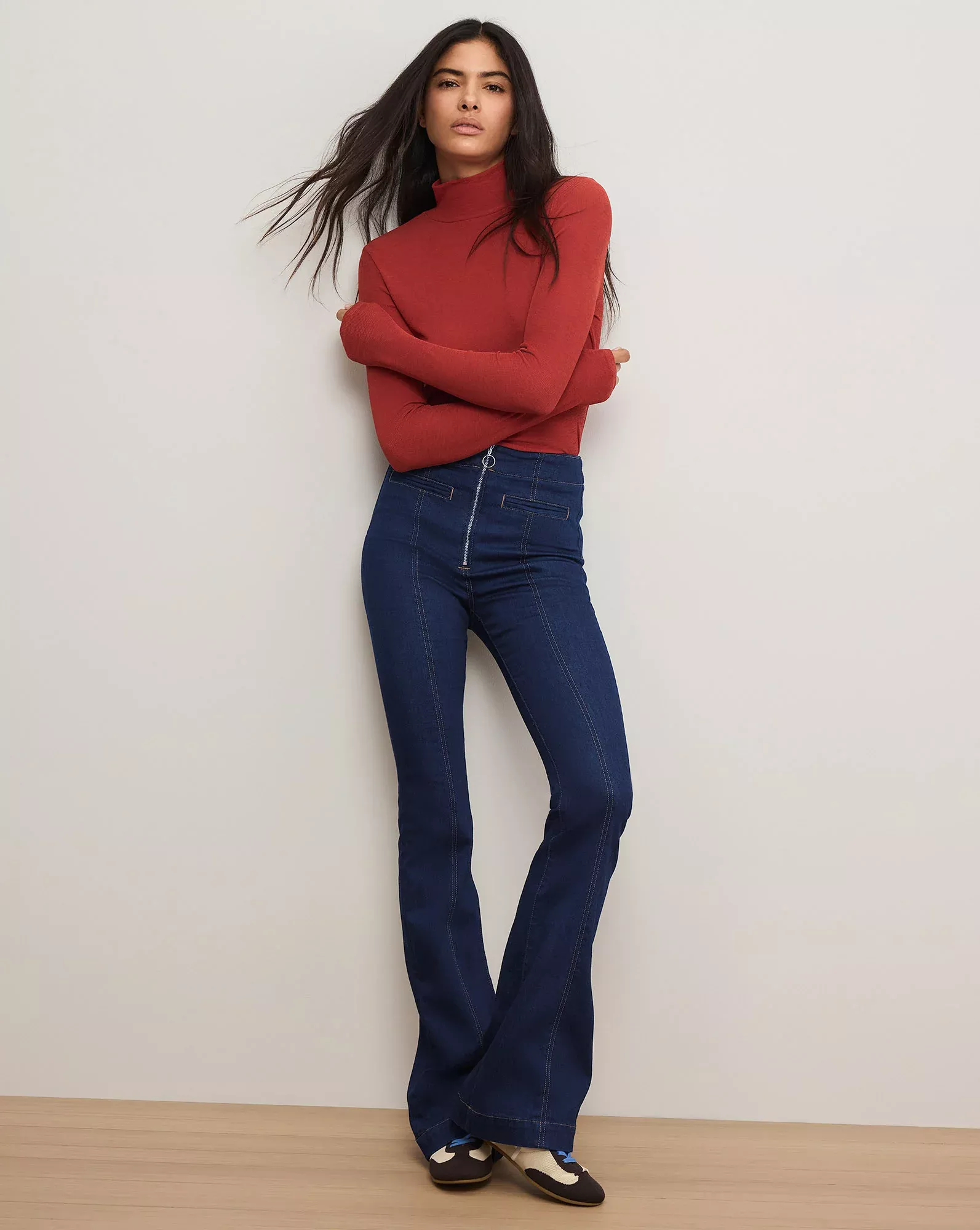 Beverly Skinny-Flare Trouser Jean