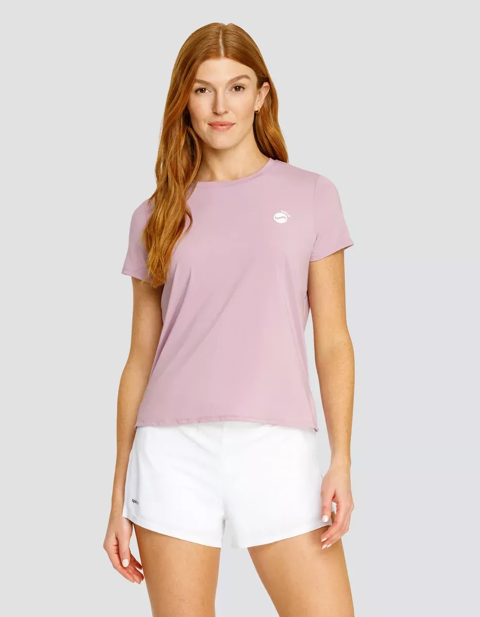 BIJOU BOXY SHORT SLEEVE TOP - LAVENDER MIST