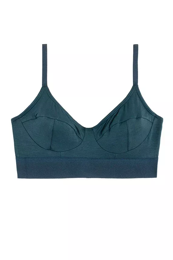 Billow Blue Soft Bra