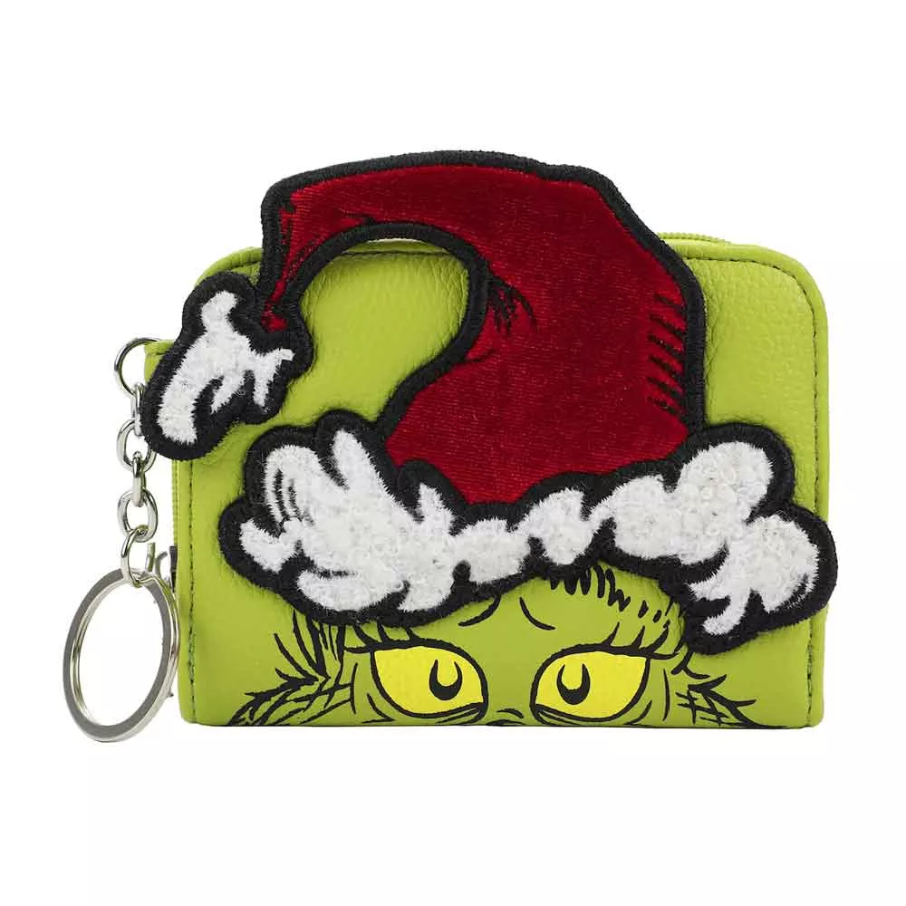 Bioworld Dr. Seuss The Grinch Mini Zip Around Wallet