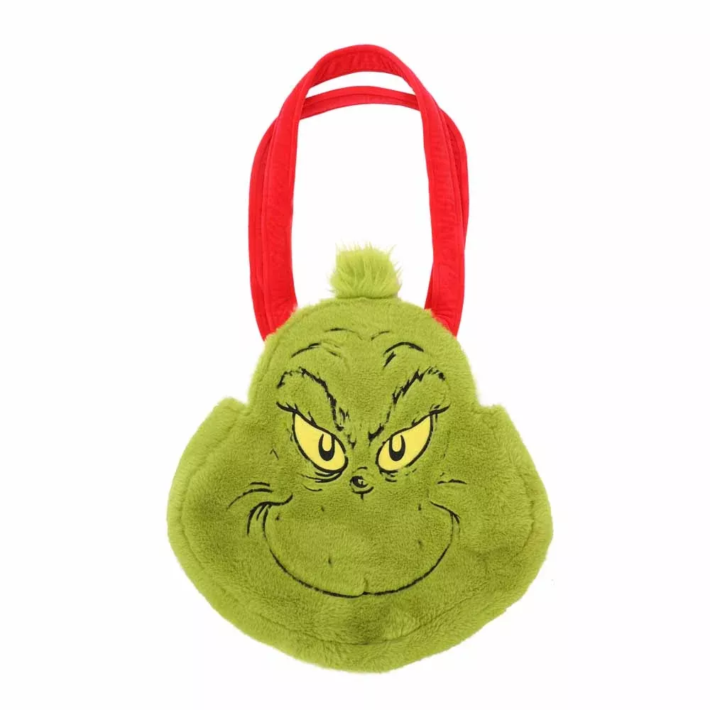 Bioworld Dr. Seuss The Grinch Plush Tote Bag