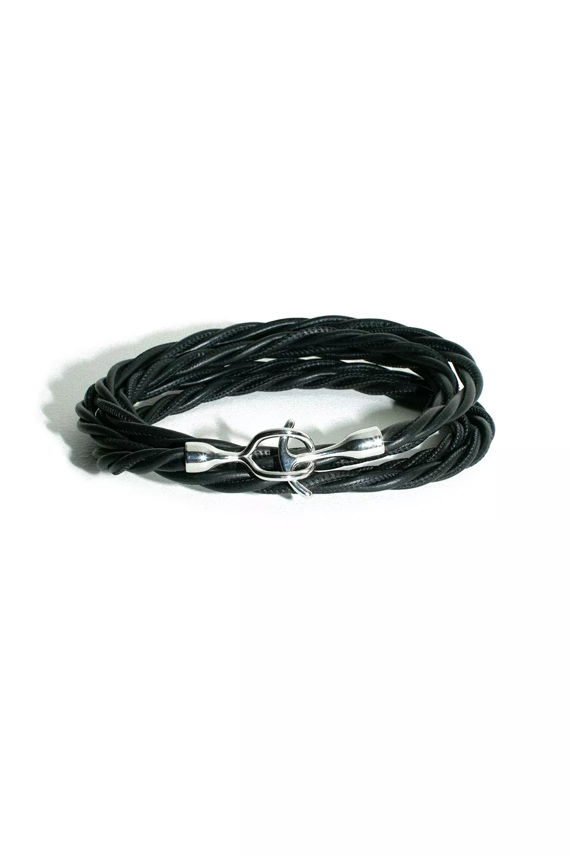 Black Anchor Wrap Belt