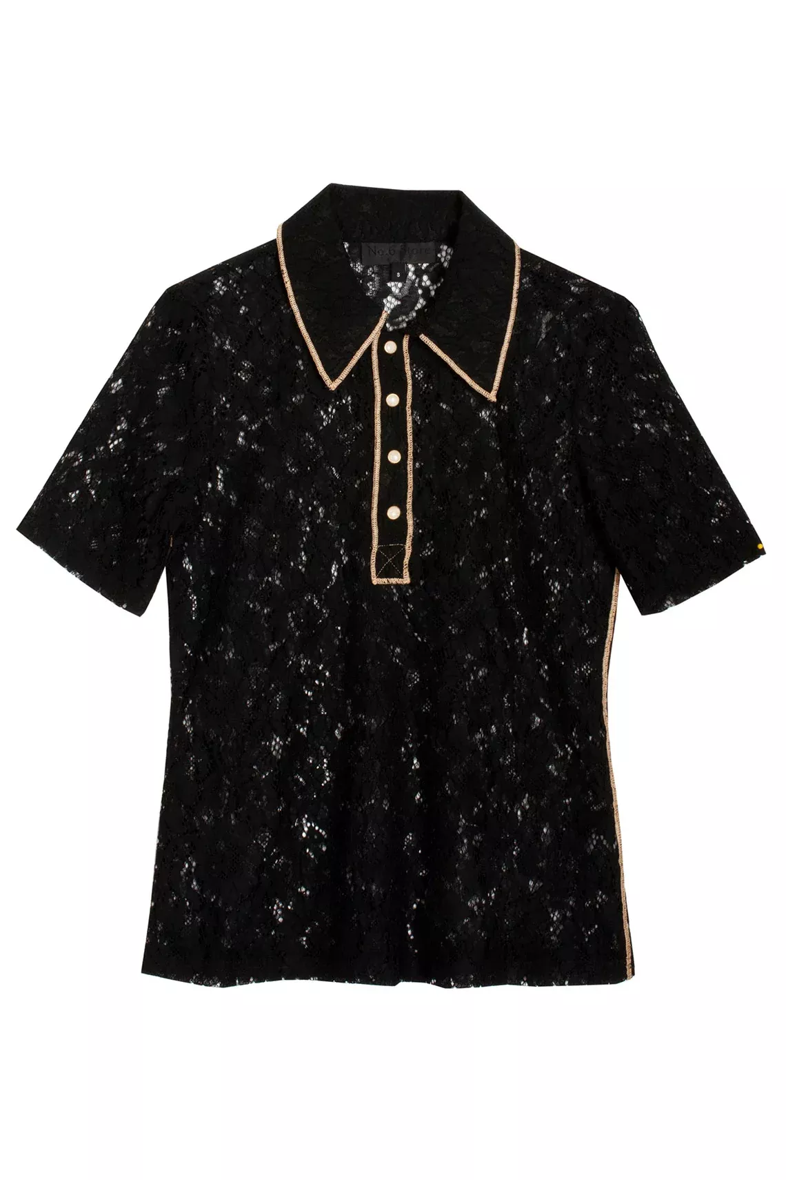 Black Dierdre Lace Top