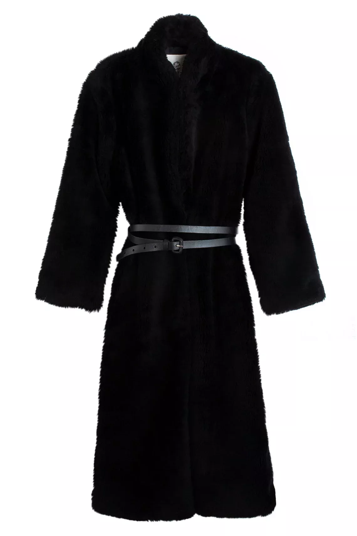 Black Faux Fur Fifi Coat