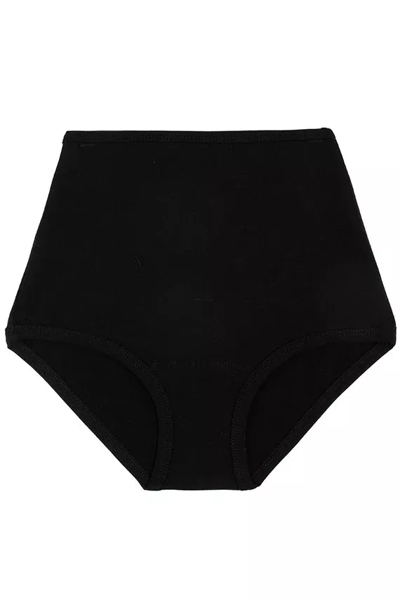 Black High Rise Undie