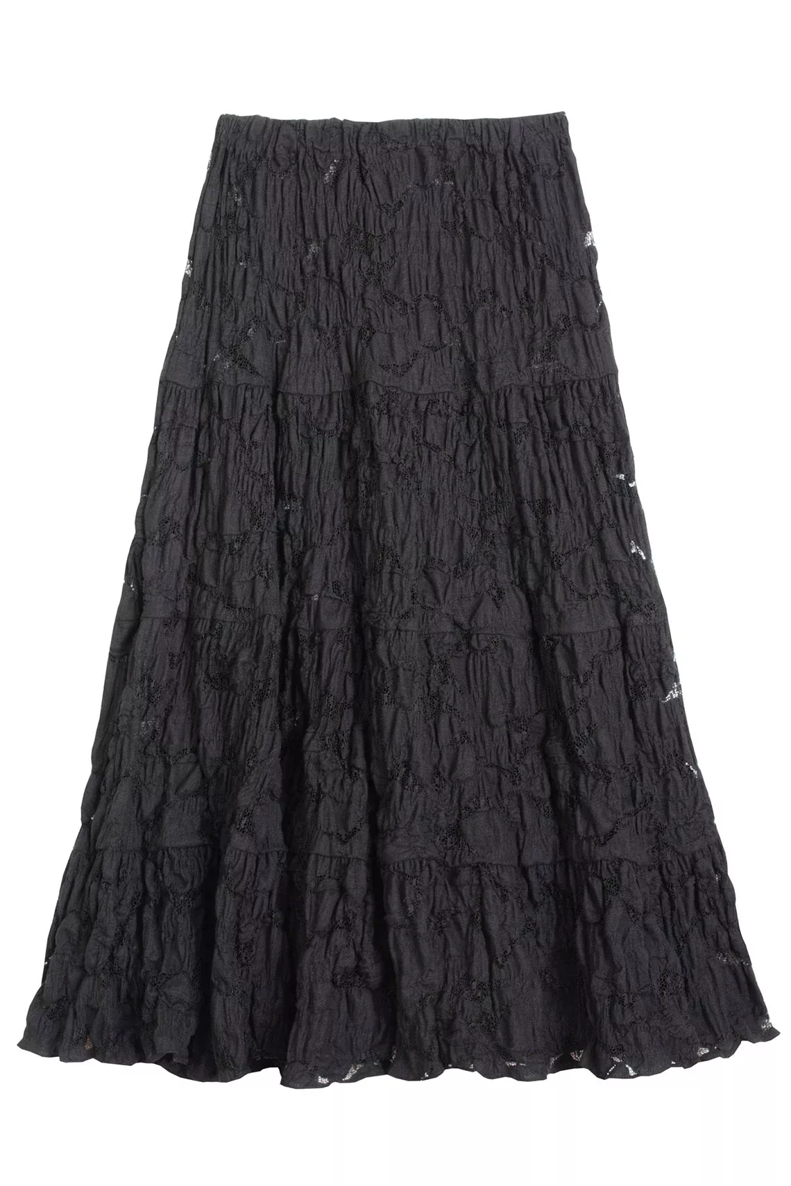 Black Lace Keren Skirt