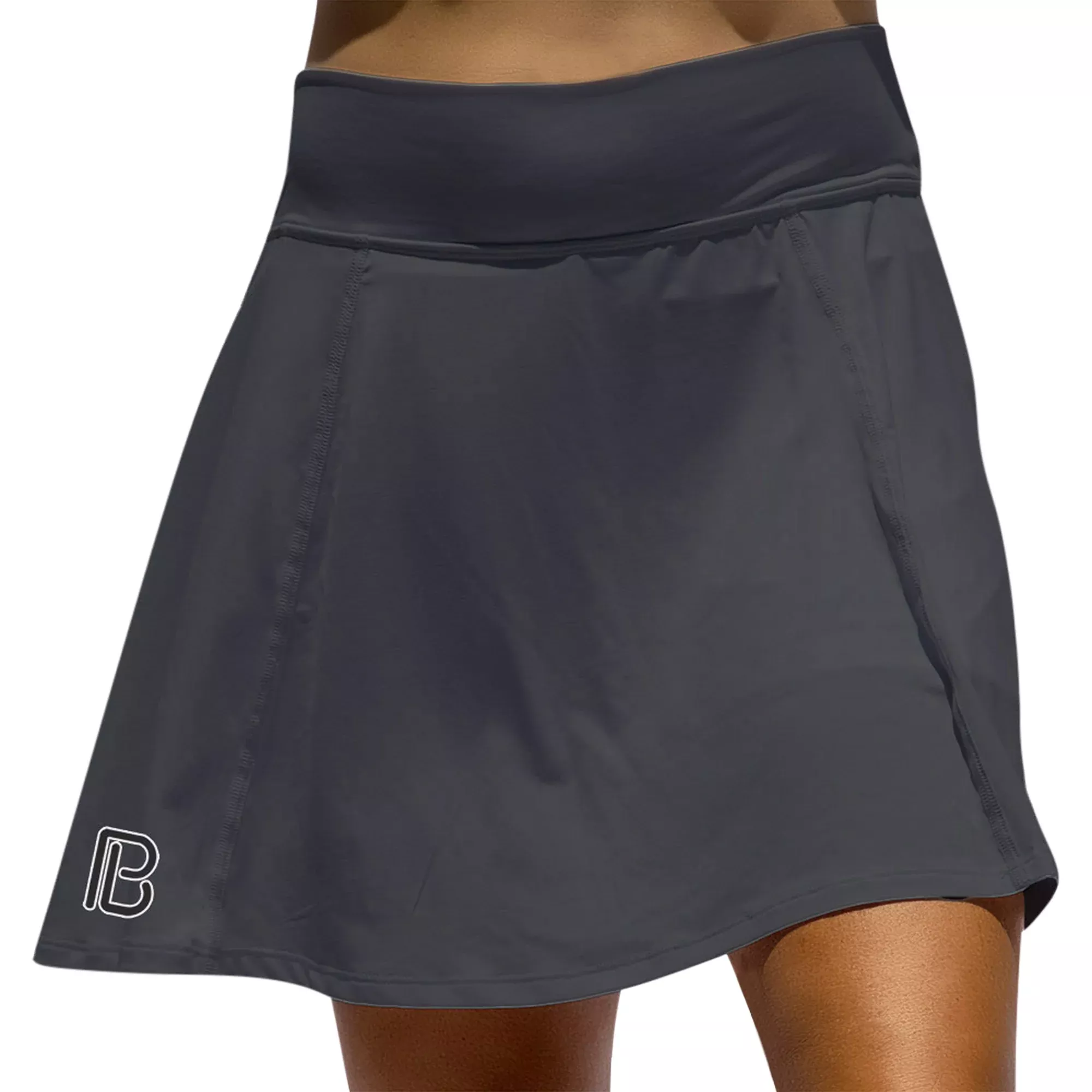 Black A-Line Skort
