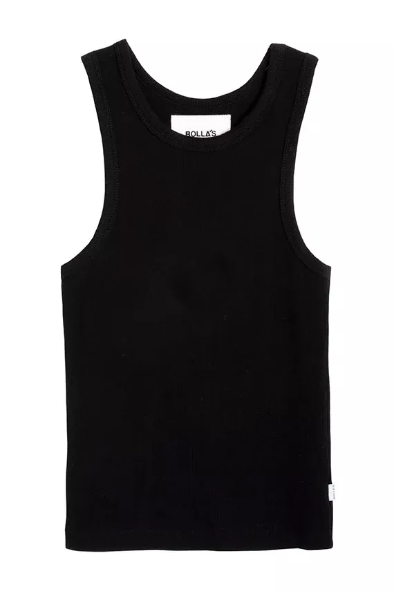 Black Miller Baby Rib Tank