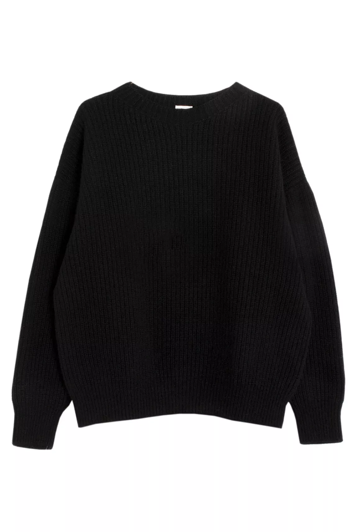 Black Recycled Wool Mea Pullover