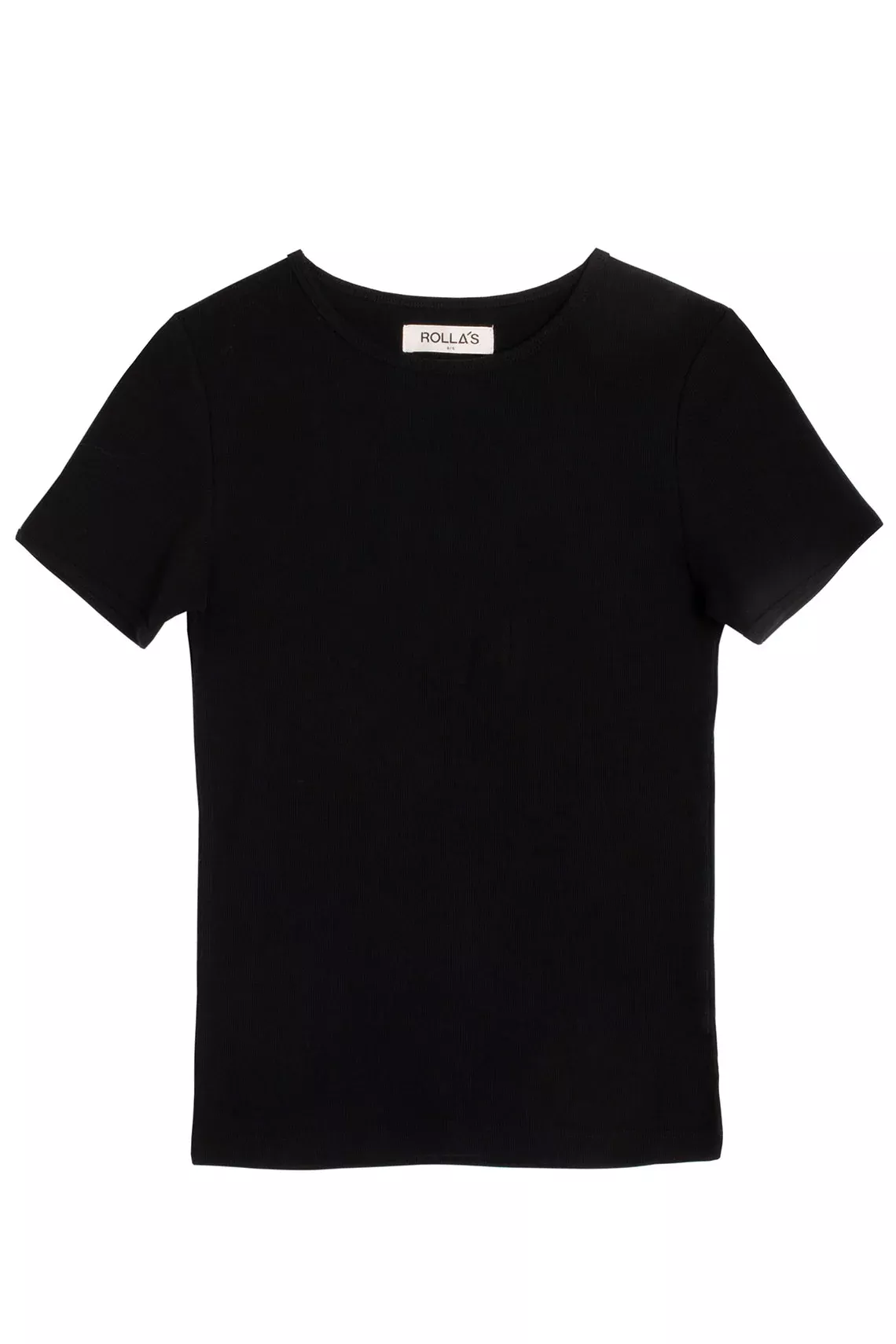 Black Rib Baby Tee
