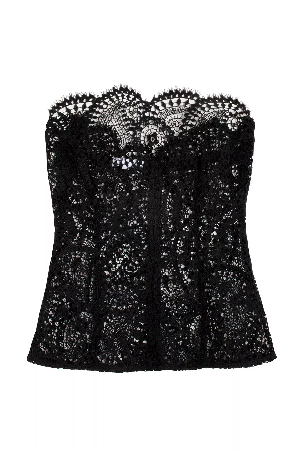 Black Sandro Lace Blouse