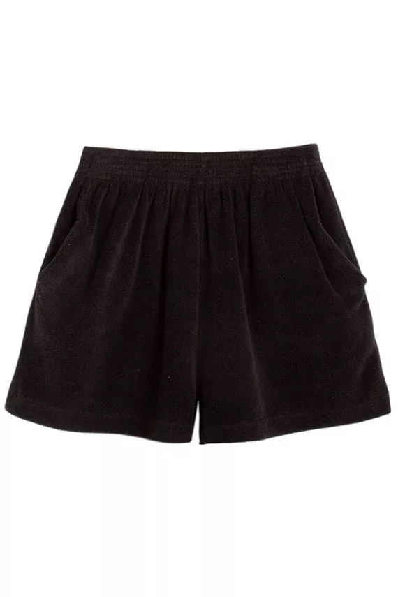 Black Terry Port Short